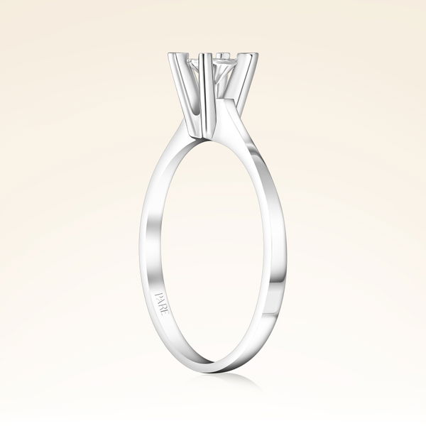 0,01 Karat Efektli Tektaş Pırlanta Yüzük - Pare Pırlanta