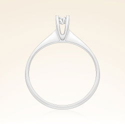 0,01 Karat Tektaş Efektli Pırlanta Yüzük - PR00974-8 - 3