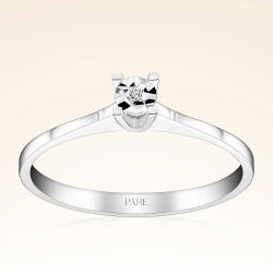 0,01 Karat Tektaş Efektli Pırlanta Yüzük - PR00974-8 - 1