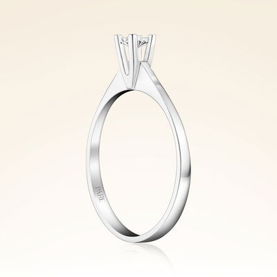 0,01 Karat Tektaş Efektli Pırlanta Yüzük - Pare Pırlanta