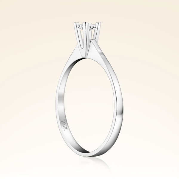 0,01 Karat Tektaş Efektli Pırlanta Yüzük - Pare Pırlanta