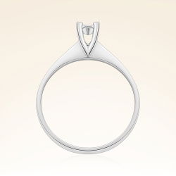 0,02 Karat Efektli Tektaş Pırlanta Yüzük - PR00978-8 - 3