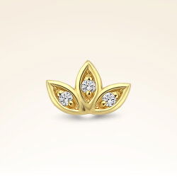 0,02 Karat Pırlanta Lotus Çiçek Piercing - 1
