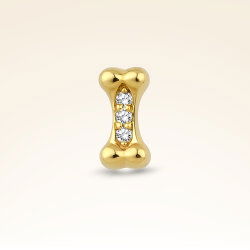 0,02 Karat Pırlanta Taşlı Kemik Piercing - 1