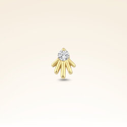 0,02 Karat Pırlanta Tektaşlı Tragus Piercing - 1