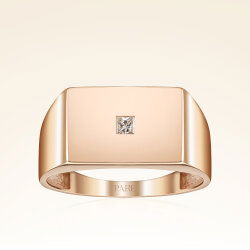 0,03 Karat Pırlanta Rose Trend Yüzük - 1