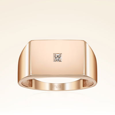 0,03 Karat Pırlanta Rose Trend Yüzük - Pare Pırlanta