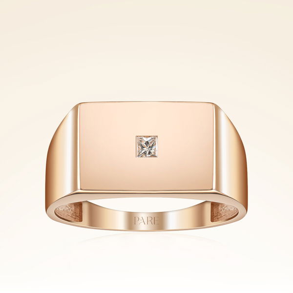 0,03 Karat Pırlanta Rose Trend Yüzük - Pare Pırlanta