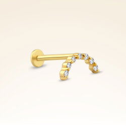 0,03 Karat Pırlanta Helix Piercing - 2