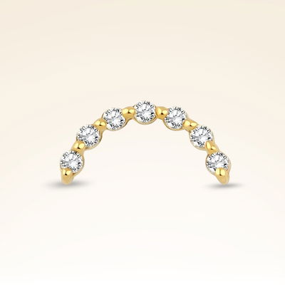 0,03 Karat Pırlanta Helix Piercing - Pare Pırlanta