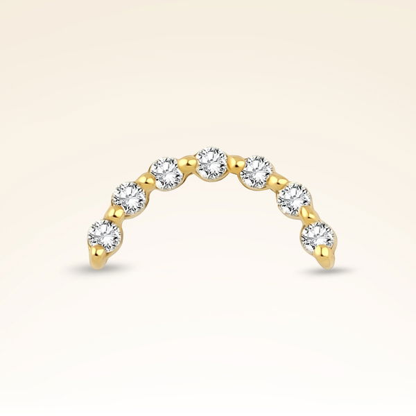 0,03 Karat Pırlanta Helix Piercing - Pare Pırlanta