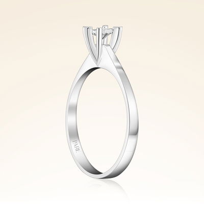 0,03 Karat Tektaş Efektli Pırlanta Yüzük - Pare Pırlanta