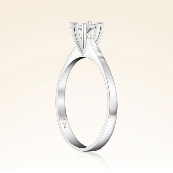 0,03 Karat Tektaş Efektli Pırlanta Yüzük - Pare Pırlanta