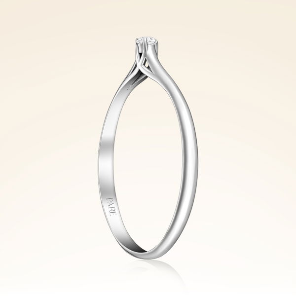 0,03 Karat Pırlanta Tektaş Yüzük - Pare Pırlanta