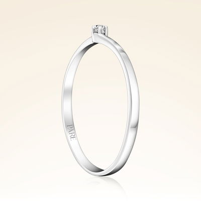 0,03 Karat Tektaş Pırlanta Yüzük - PR00925-8 - Pare Pırlanta