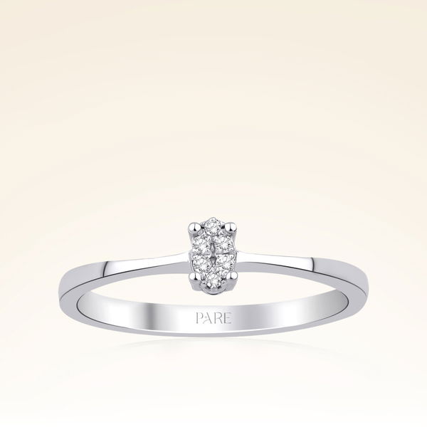 0,03 Karat Trend Pırlanta Yüzük - Pare Pırlanta