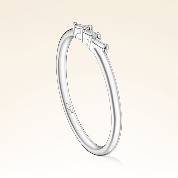 0,04 Karat Baget Pırlanta Yüzük - Pare Pırlanta