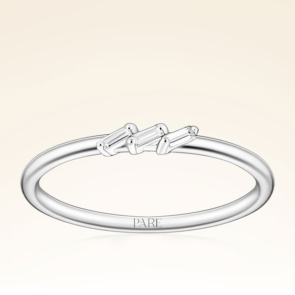 0,04 Karat Baget Pırlanta Yüzük - Pare Pırlanta