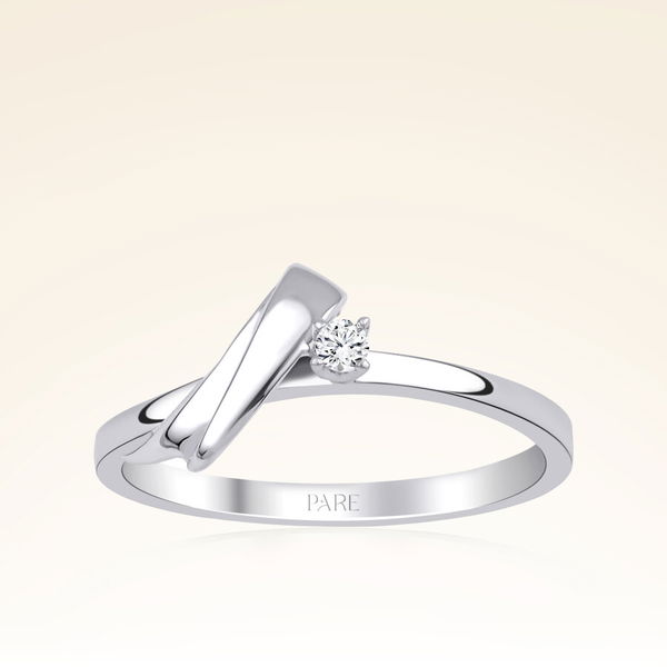 0,04 Karat Fantezi Pırlanta Yüzük - Pare Pırlanta