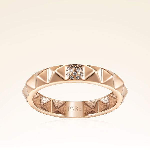 0,04 Karat Pırlanta Rose Trend Yüzük - Pare Pırlanta