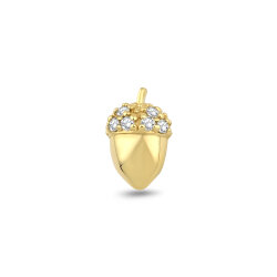 0,04 Karat Pırlanta Taşlı Meşe Piercing - P0004071 - 1