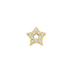 0,04 Karat Pırlanta Taşlı Yıldız Piercing - P0004086 - 1