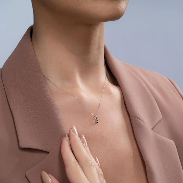 0,04 Karat Tektaş Pırlanta Kolye - Pare Pırlanta