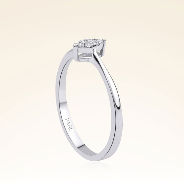  0,04 Karat Trend Pırlanta Yüzük - Pare Pırlanta