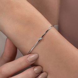 0,05 Karat Fantezi Pırlanta Bileklik - 3