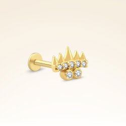 0,05 Karat Pırlanta Taşlı Tragus Piercing - 2