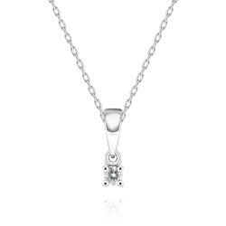 0,05 Karat Tektaş Pırlanta Kolye - PR00936 - 2