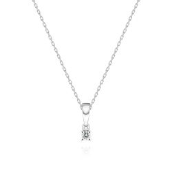 0,05 Karat Tektaş Pırlanta Kolye - PR00936 - 1