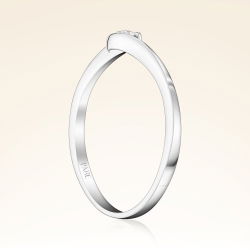 0,05 Karat Tektaş Pırlanta Yüzük - 2