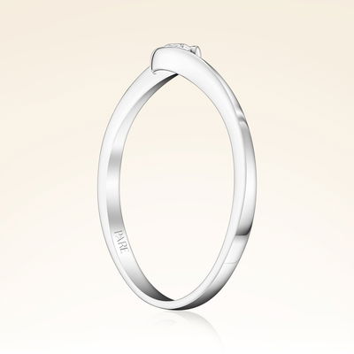 0,05 Karat Tektaş Pırlanta Yüzük - Pare Pırlanta