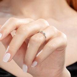 0,05 Karat Trend Pırlanta Yüzük - 4