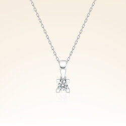 0,06 Karat Pırlanta Tektaş Kolye - 1