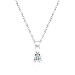 0,06 Karat Pırlanta Tektaş Kolye - PR00500 - 1