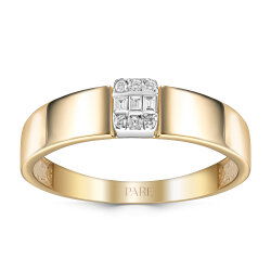 0,06 Karat Pırlantalı Baget Yüzük - PR01730 - 1