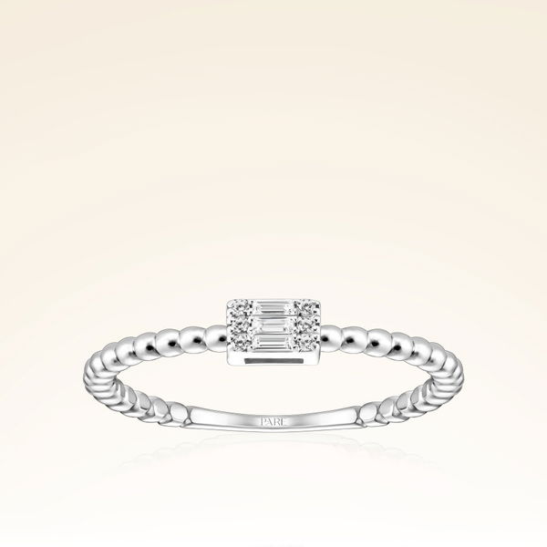 0,07 Karat Baget Pırlanta Yüzük - Pare Pırlanta