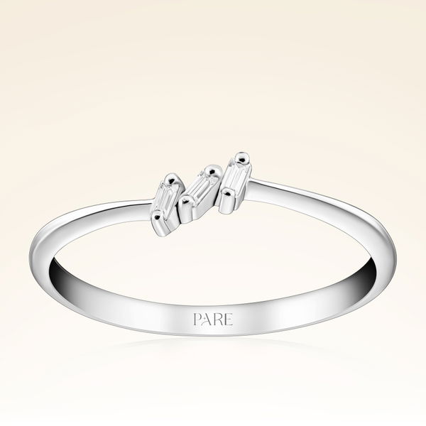 0,07 Karat Baget Pırlanta Yüzük - Pare Pırlanta