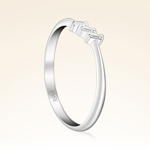 0,07 Karat Baget Pırlanta Yüzük - Pare Pırlanta