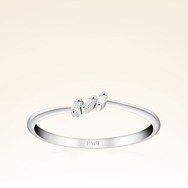 0,07 Karat Baget Pırlanta Yüzük - Pare Pırlanta