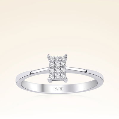  0,07 Karat Coronet Pırlanta Yüzük - Pare Pırlanta