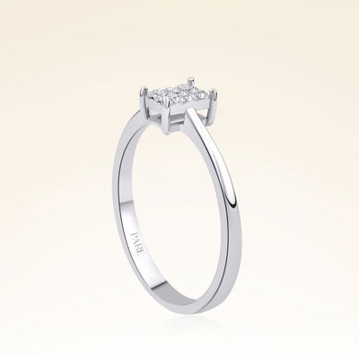  0,07 Karat Coronet Pırlanta Yüzük - Pare Pırlanta