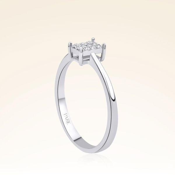  0,07 Karat Coronet Pırlanta Yüzük - Pare Pırlanta