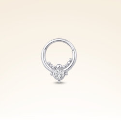 0,07 Karat Pırlanta Helix Taşlı Halka Piercing - 1