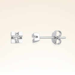 0,07 Karat Tektaş Pırlanta Küpe - PR00940 - 1
