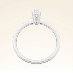 0,07 Karat Tektaş Pırlanta Yüzük - 3