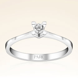 0,07 Karat Tektaş Pırlanta Yüzük - 1