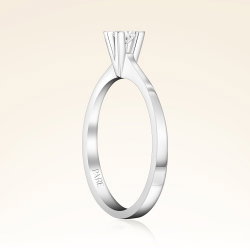 0,07 Karat Tektaş Pırlanta Yüzük - 2